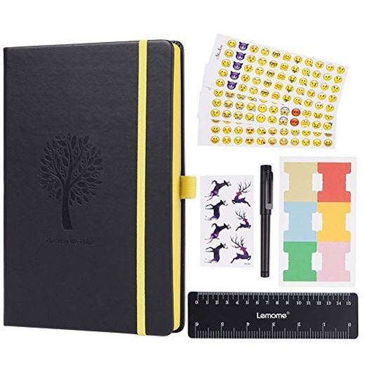 Bullet Journal/Dotted Notebook - Páginas Numeradas de Puntos Lemome Cuaderno de Tapa