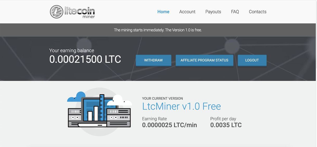 Moda LTC miner