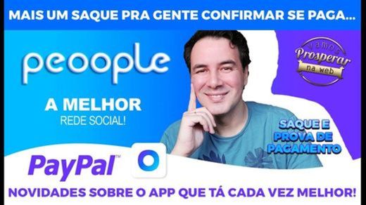 Peoople - Mais uma prova de pagamento desse app incrível! 