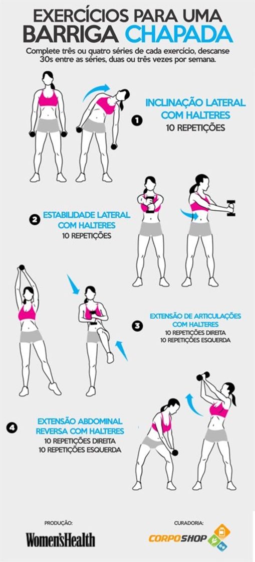 Moda Exercícios abdominais 