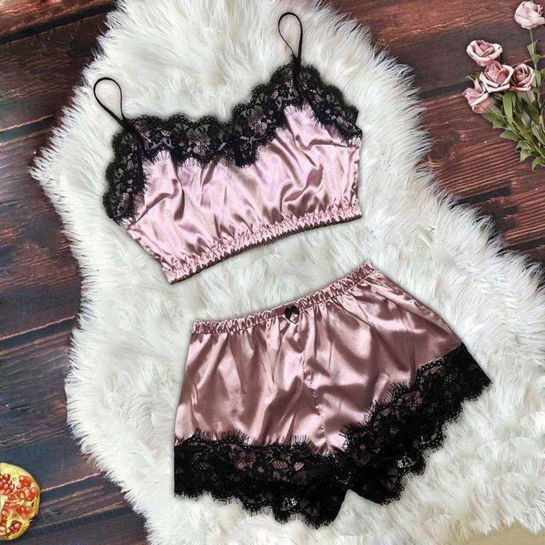 Fashion pijama cetim 