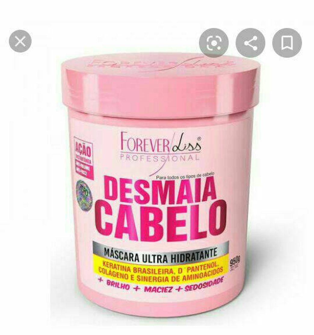 Forever Liss Desmaia Cabelo Máscara Anti Volume e Frizz 950g