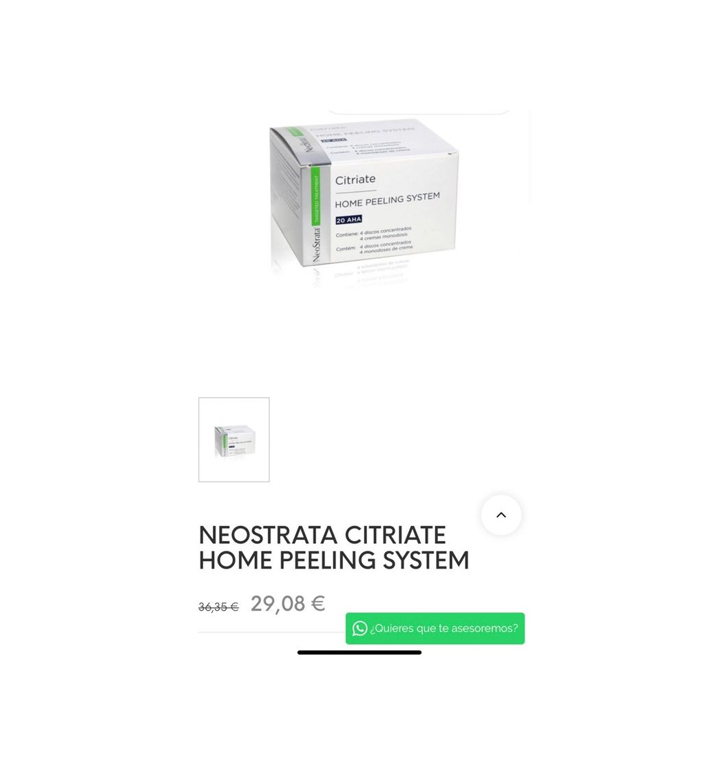 Producto NEOSTRATA CITRIATE HOME PEELING SYSTEM