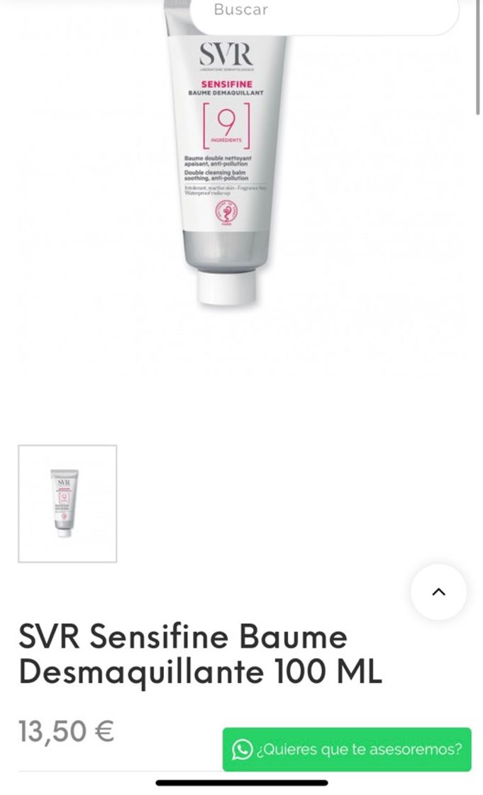 Producto SVR Sensifine Baume Desmaquillante 100 ML