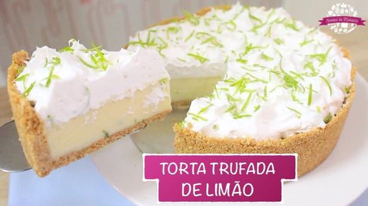 TORTA TRUFADA DE LIMÃO PROFISSIONAL E SUPER FÁCIL 