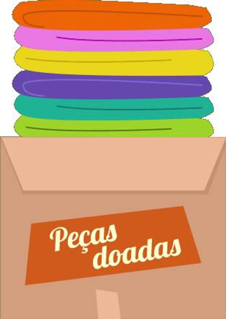 Moda Separe roupas para doação