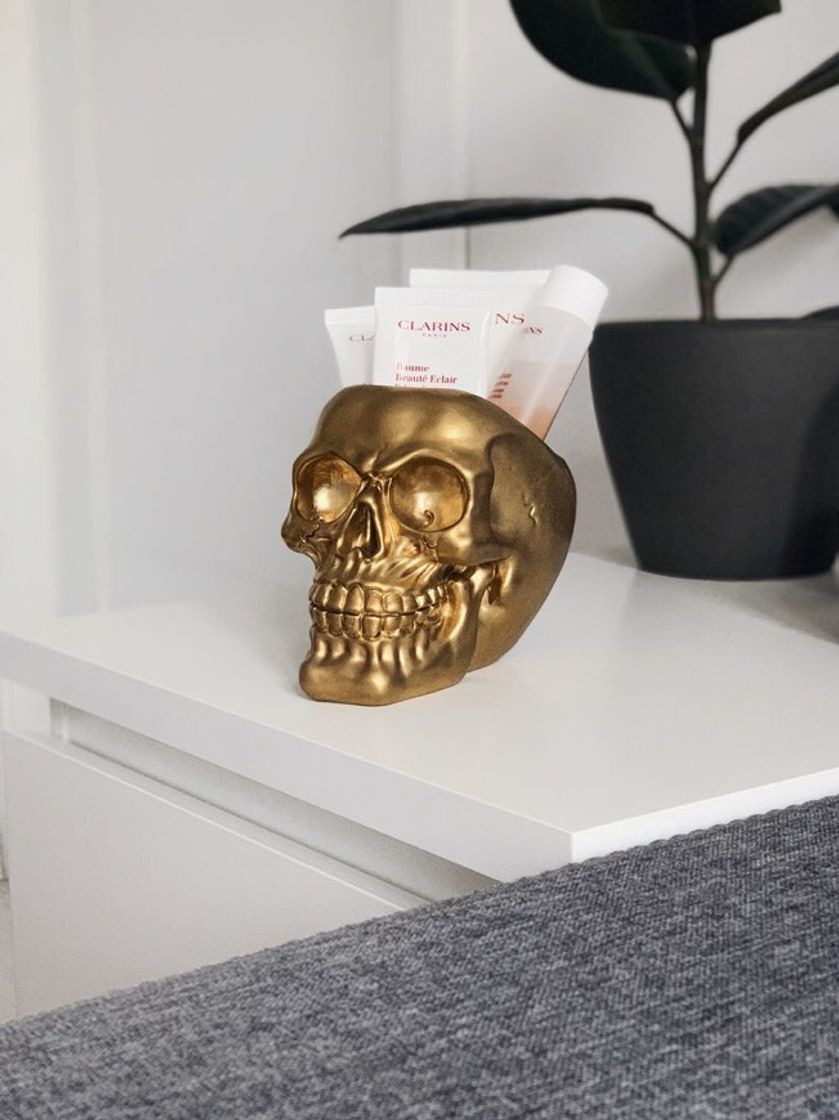 Moda Skull Makeup Brush Holder