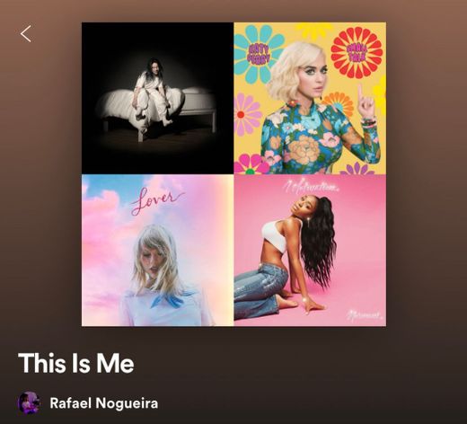 Minha playlist no Spotify