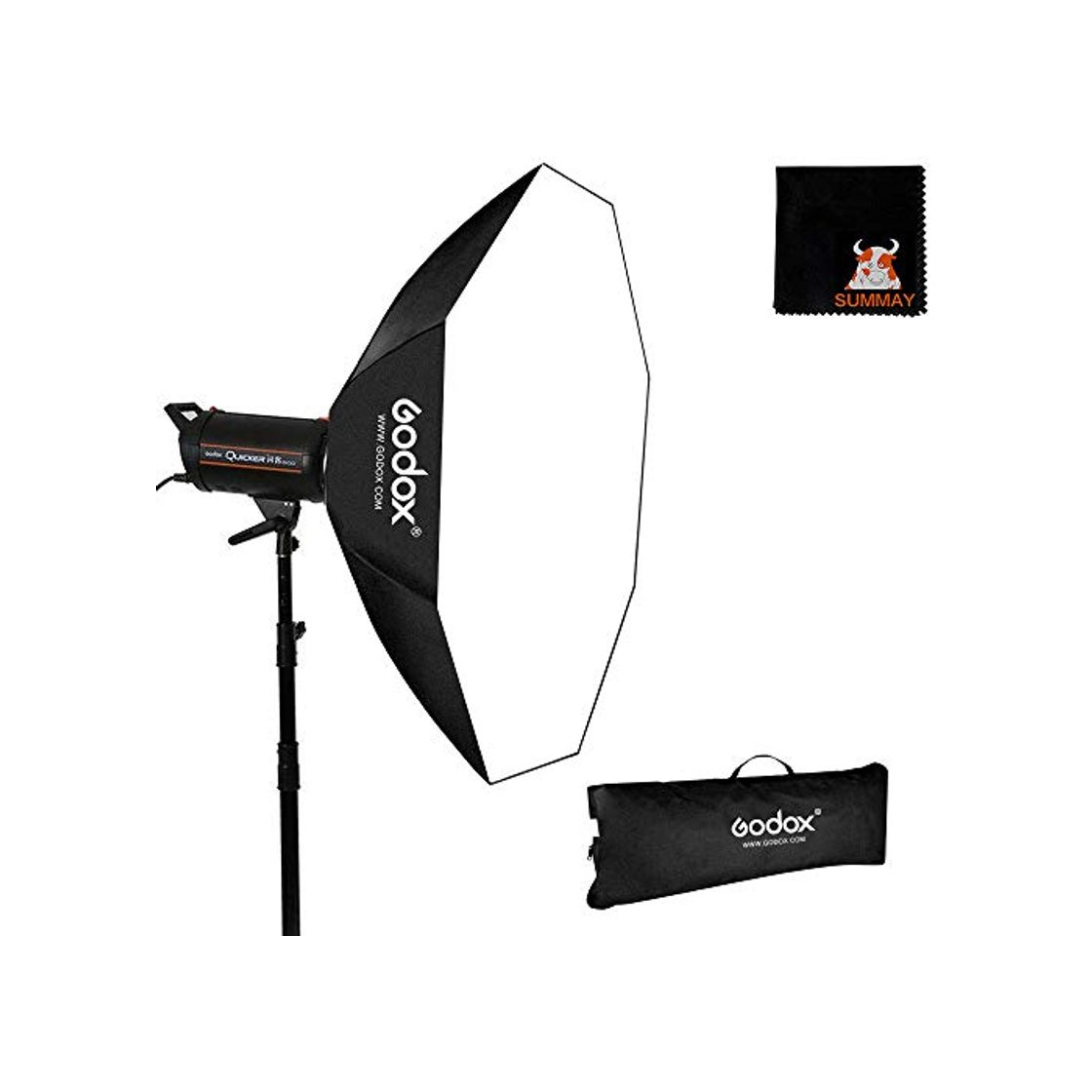 Producto GODOX Softbox 120cm Softbox Studio Flash Softbox Bowens Mount con Bolsa de