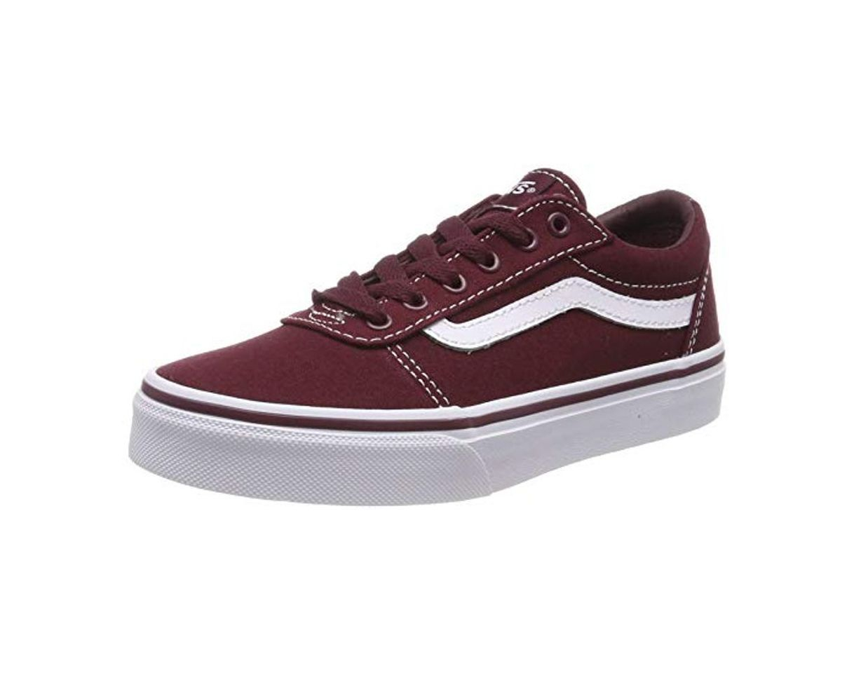 Moda Vans Ward Canvas Zapatillas Unisex Niños, Rojo