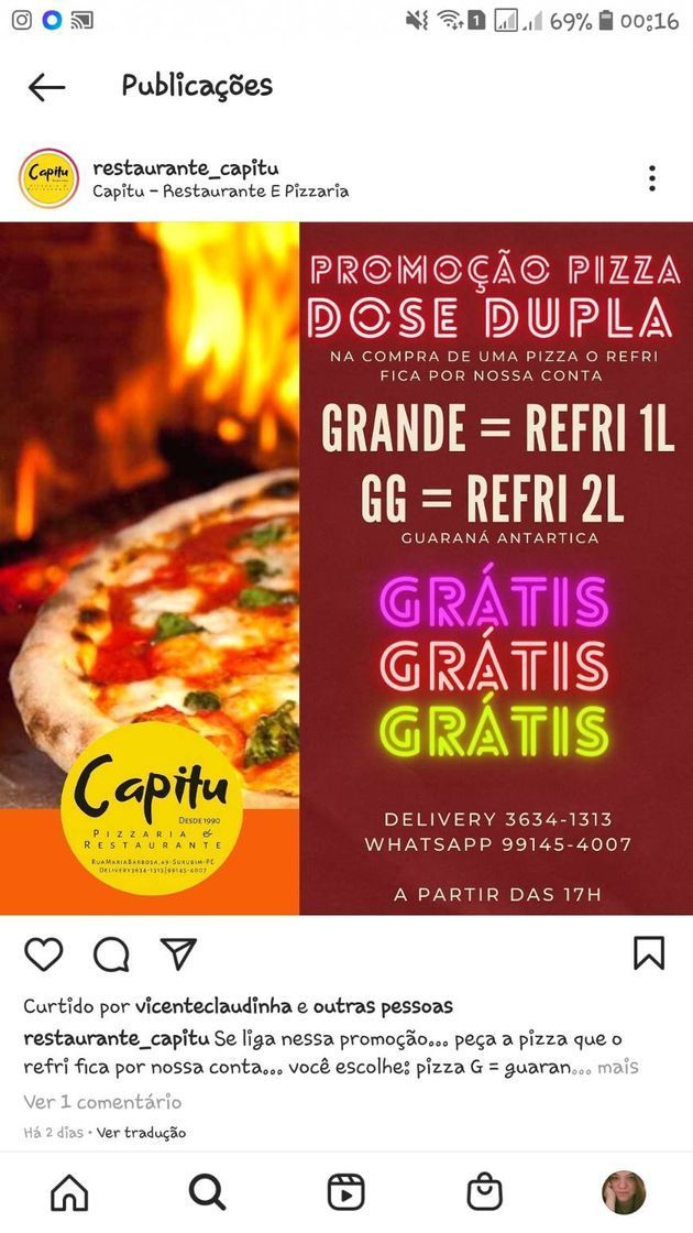 Restaurants Restaurante e Pizzaria Capitú