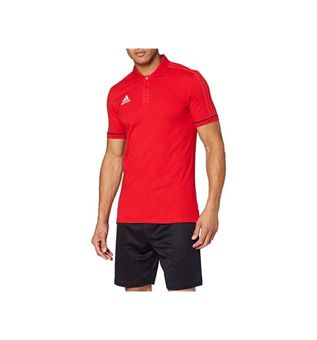 Producto adidas Tiro17 Cotton Polo, Hombre, Rojo