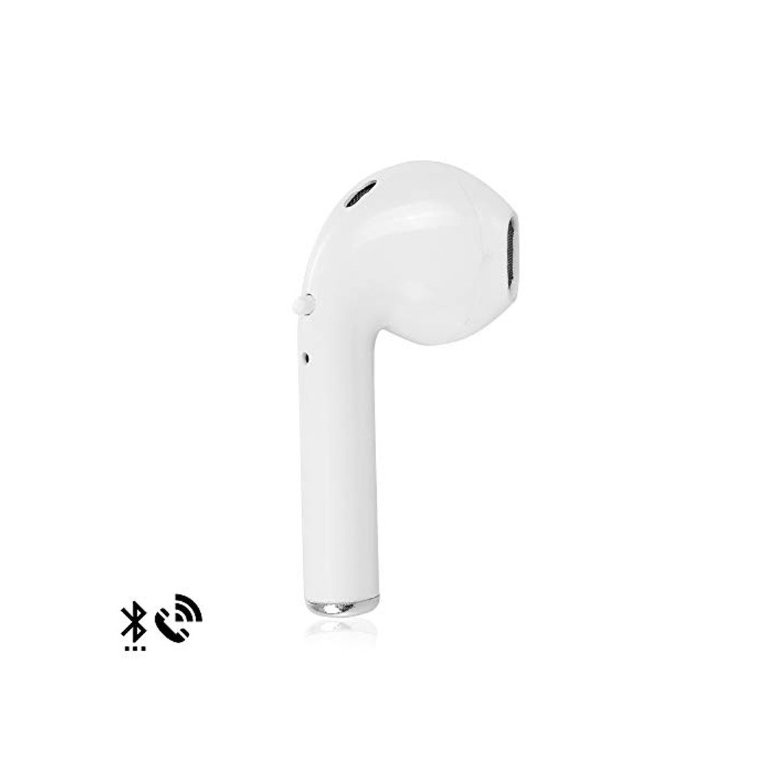 Social DAM. DMX176WH. Auricular Bluetooth I8S Manos Libres, Acceso A Siri. Diseño Ultra