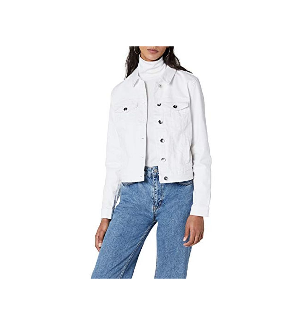 Producto Vero Moda Vmhot SOYA LS Denim Jacket Mix Noos Chaqueta, Blanco