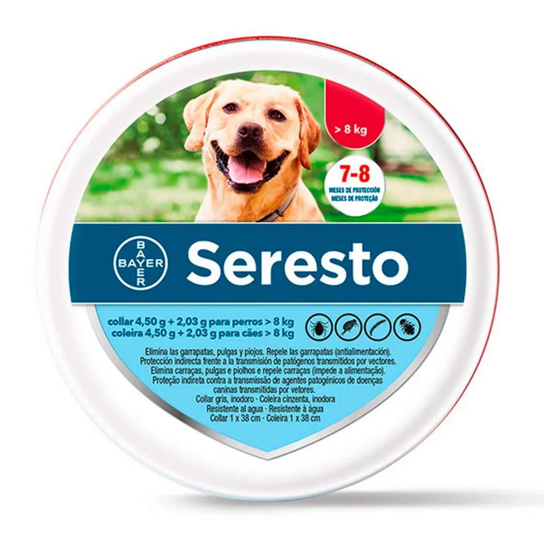 Social Seresto Collar Antiparasitario grande