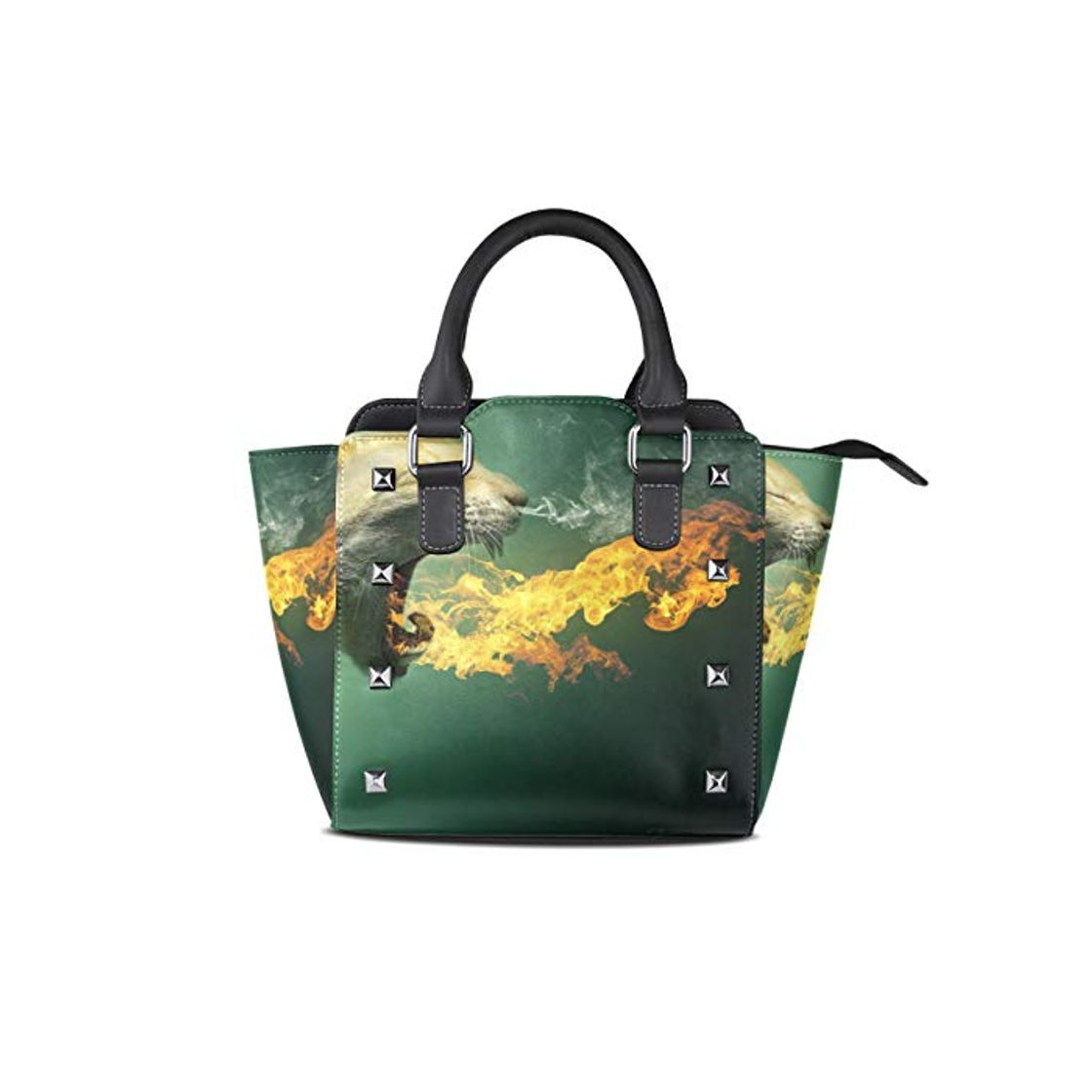 Producto FANTAZIO - Bolso de mano de piel con diseño de animales Spitfire