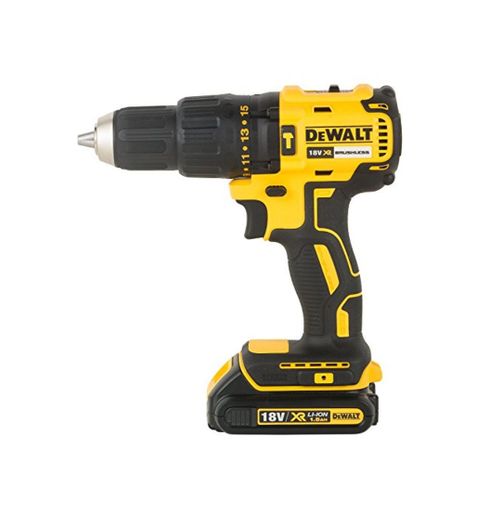 DEWALT DCD778S2T-QW - Taladro Percutor sin escobillas XR 18V, 13mm, 65Nm, incluye