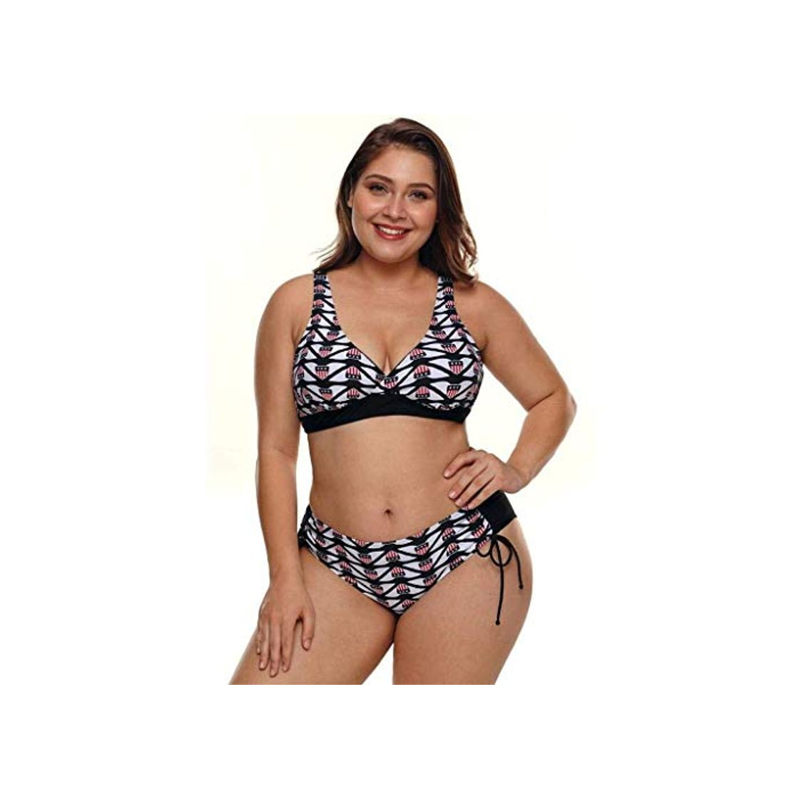 Producto Micd Conjuntos de Bikini Impreso Tallas Grandes Traje de baño Estampado Ligero