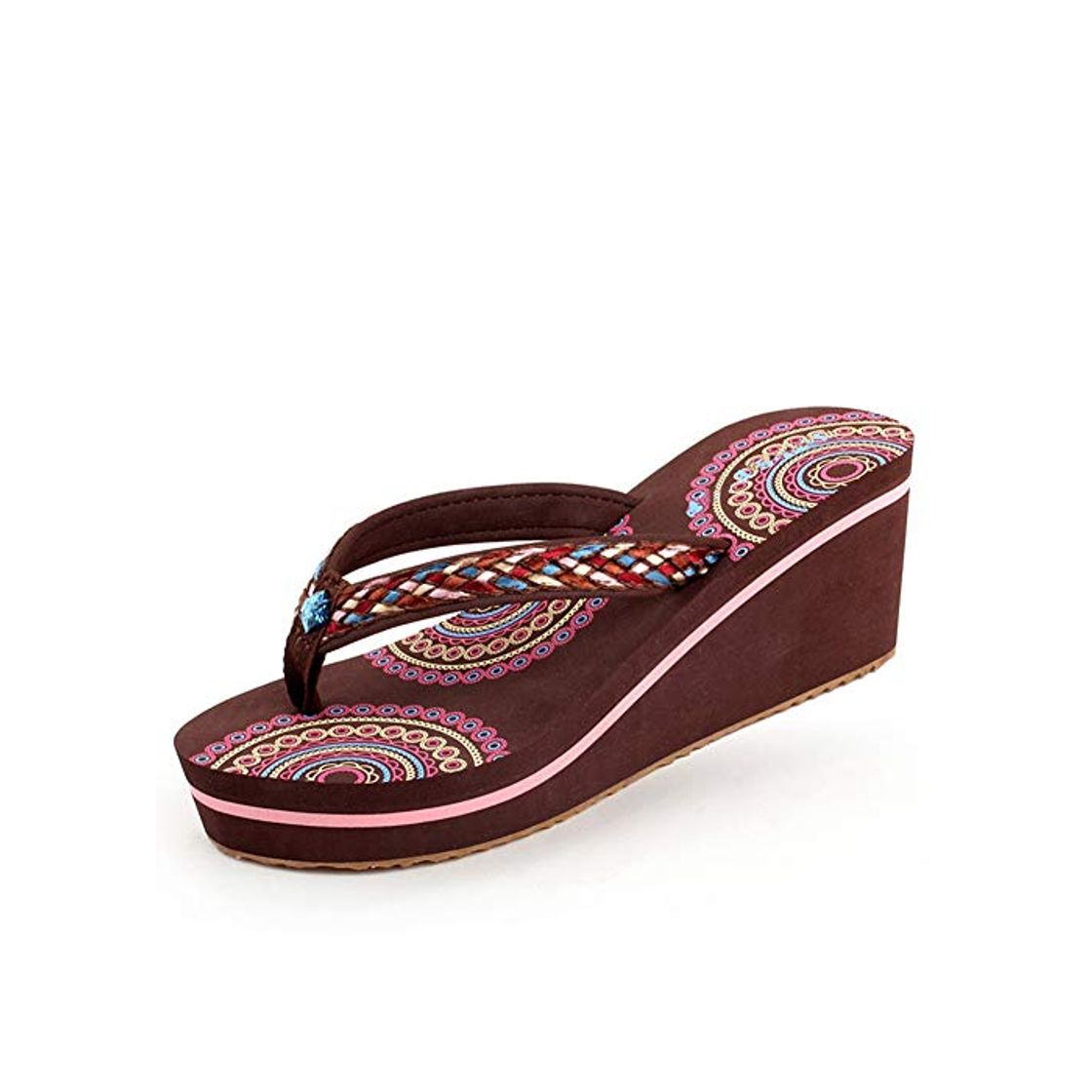 Producto JYDAN Mujeres Chanclas De Cuña Zapatos Tacón Sandalias Playa Pantuflas Plataforma