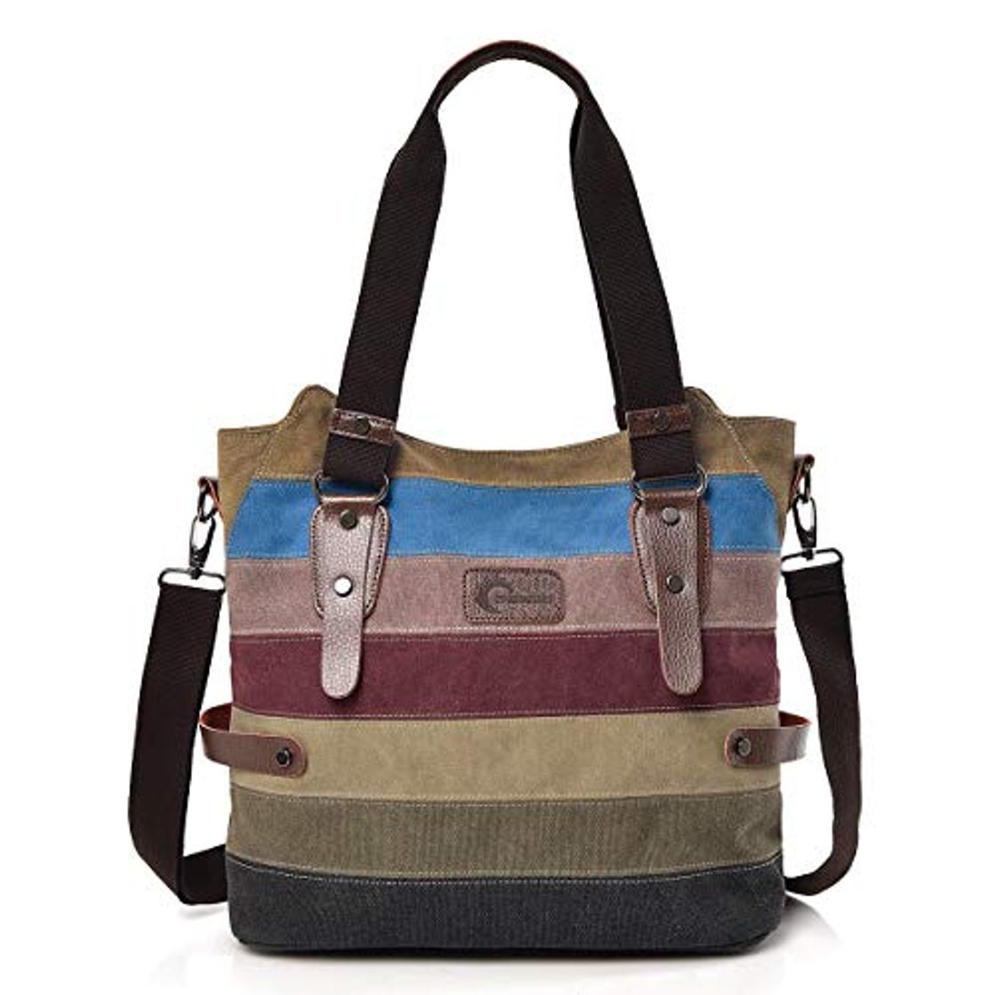 Social CHEREEKI Bolsos de Mujer, Bolsos para Buen tamaño y Varios Bolsillos, Bandolera