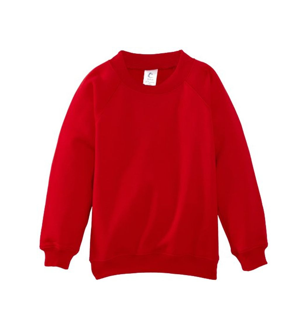 Producto Trutex Limited 260G Crew Neck, Sudadera para Niños, Rojo