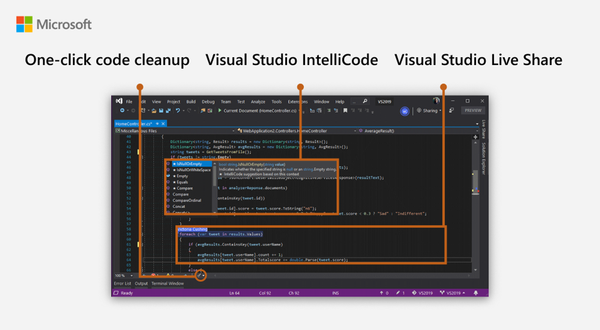 Moda What's new in Visual Studio 2019 | Download for free - Visual Studio