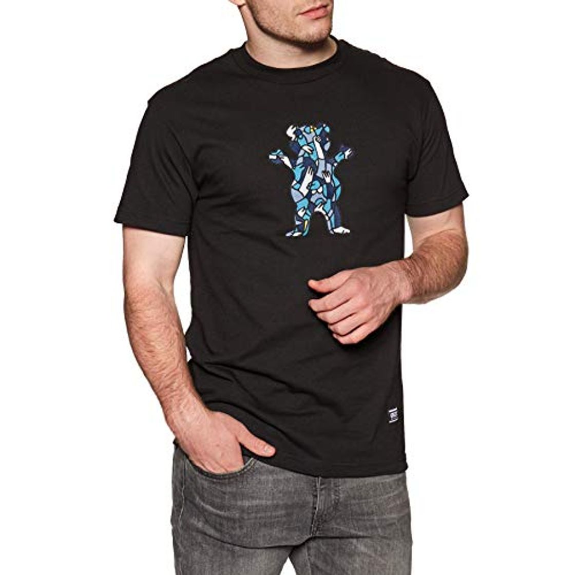 Productos Grizzly Camiseta de Manga Corta Beaufort Crowd S/S Negro Negro