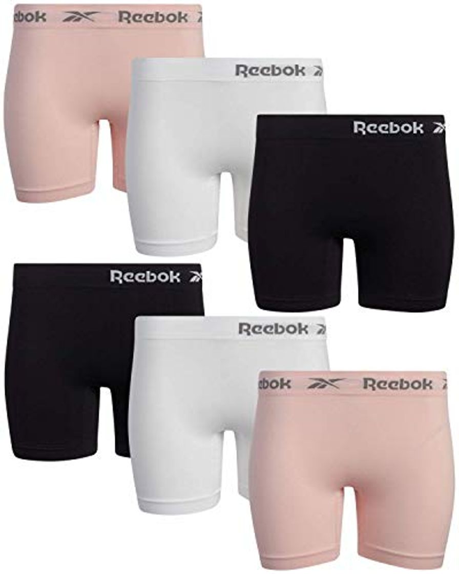 Moda Reebok Women's Long Leg Seamless Boyshort Panties Underwear