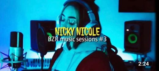 NICKI NICOLE || BZRP Letra en Español - YouTube