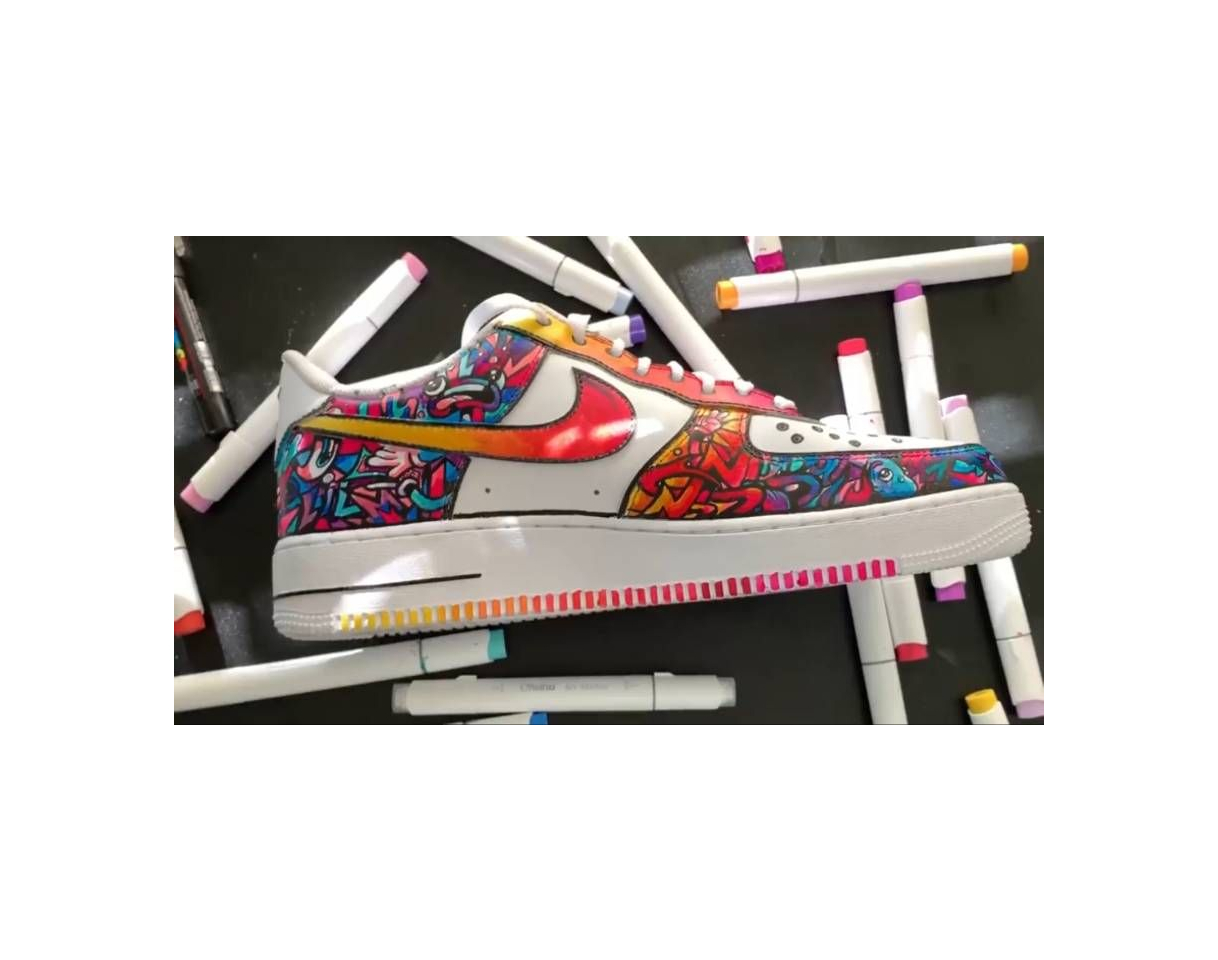 Productos Custom DOODLE Air Force 1's !!