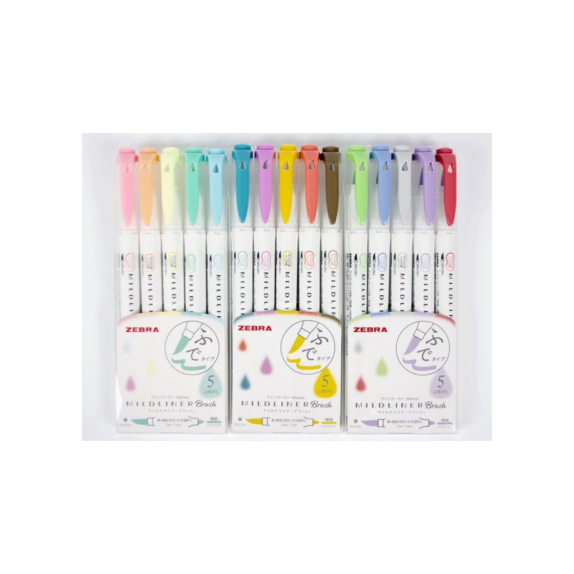 Producto Zebra MildLiner Brush Pen Set