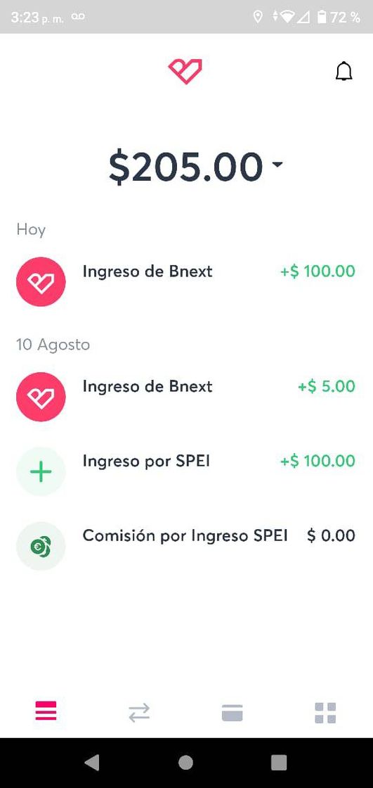 Aplicaciones Cuenta digital que paga $100 MXN por cada persona invitada