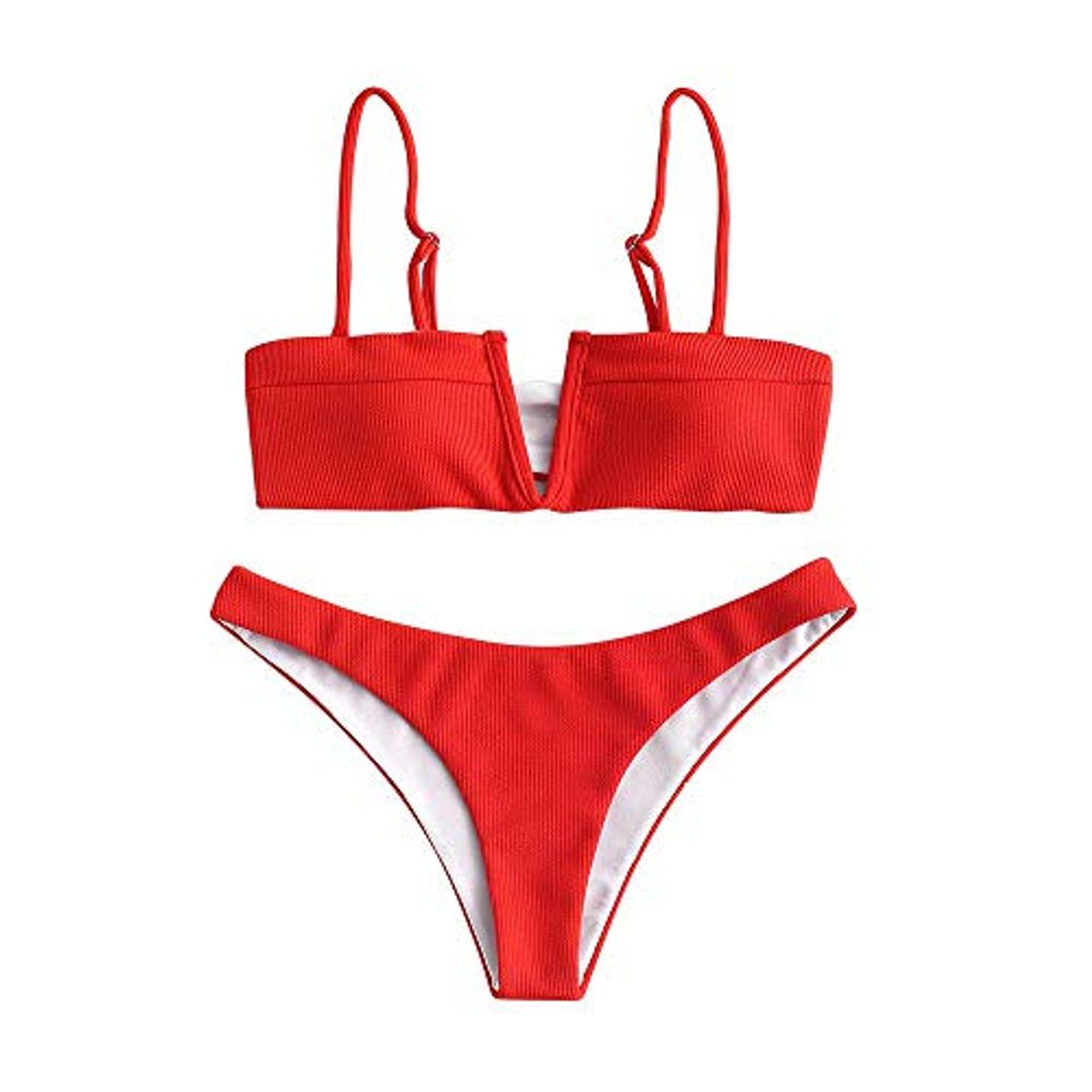 Place ZAFUL Set De Bikini con Relleno Lazada en Espalda Escote en V