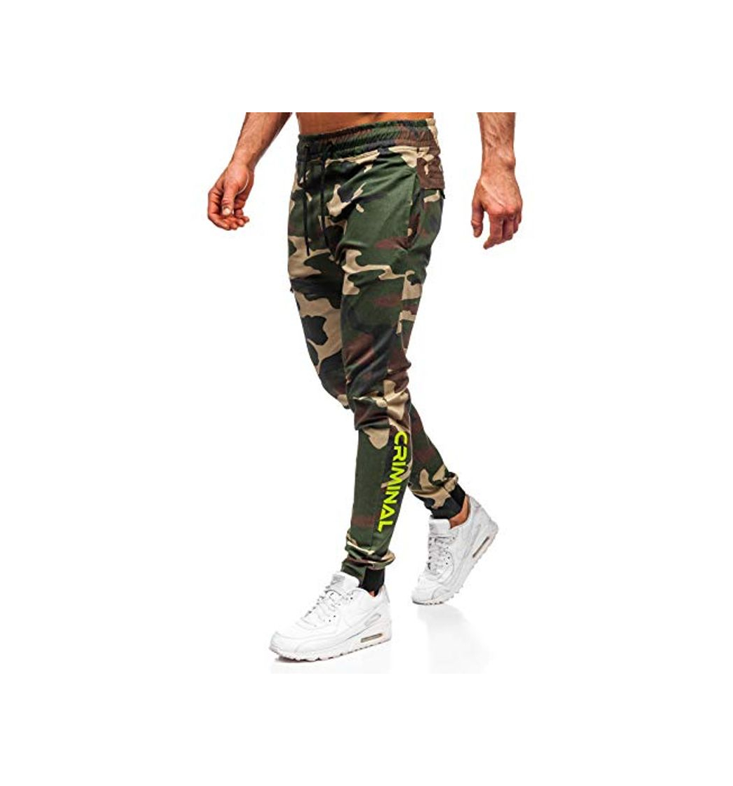 Producto BOLF Hombre Pantalón Jogger Pantalones de Algodón Estilo Urbano 11119 Caqui M [6F6]