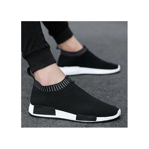 Men's Sports Casual Sneakers Knited Running Fashion 