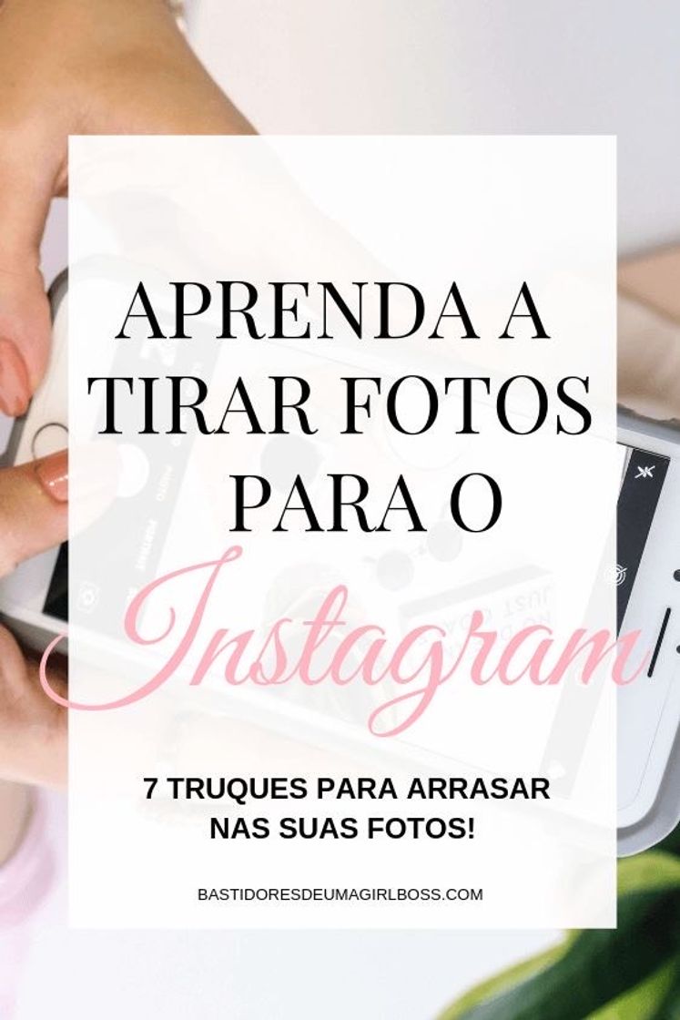 Moda Dicas para tirar fotos 