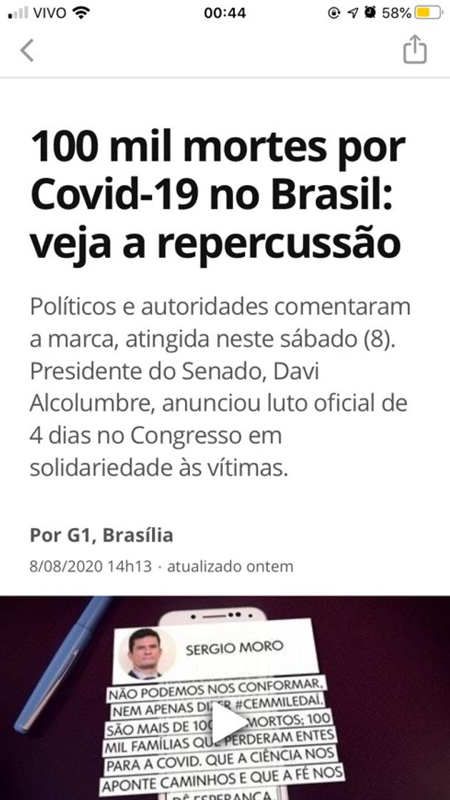 Moda 100 mil mortes por Covid-19 no Brasil: veja a repercussão!