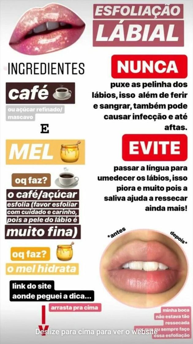 Fashion Esfoliação labial 👄 