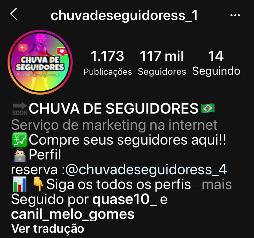 CHUVA DE SEGUIDORES 🤩