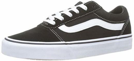 Vans Ward Suede/Canvas, Zapatillas Mujer, Negro