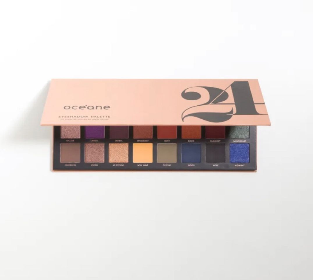 Moda Paleta de sombras 24 cores da oceane