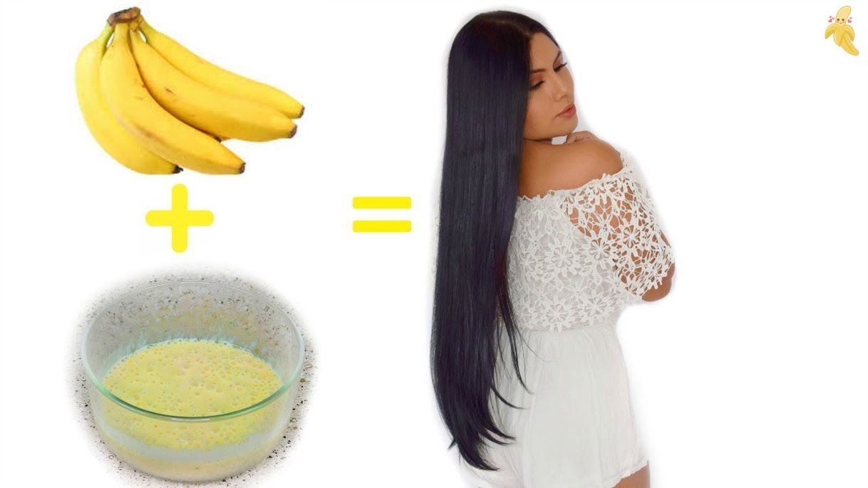 Moda Tu Cabello Va a Crecer como loco Con Platano| Banano ...