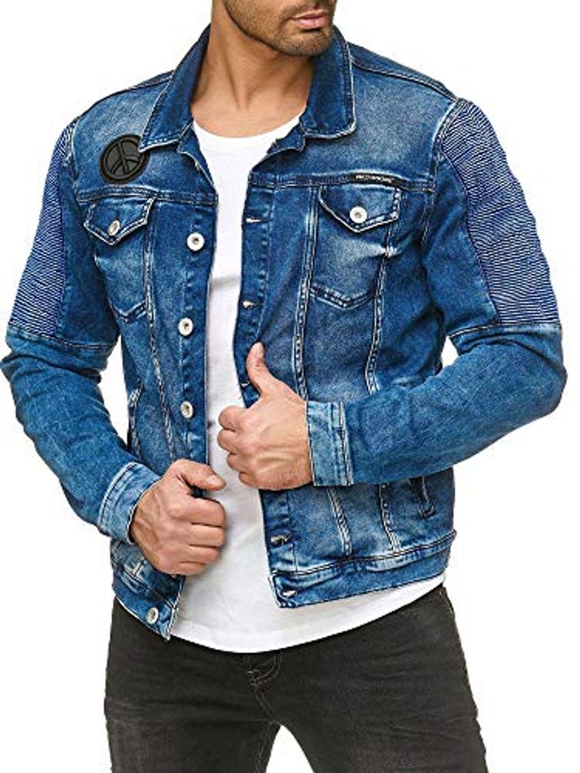 Producto Red Bridge Chaqueta Vaquera para Hombres de Estilo Motero