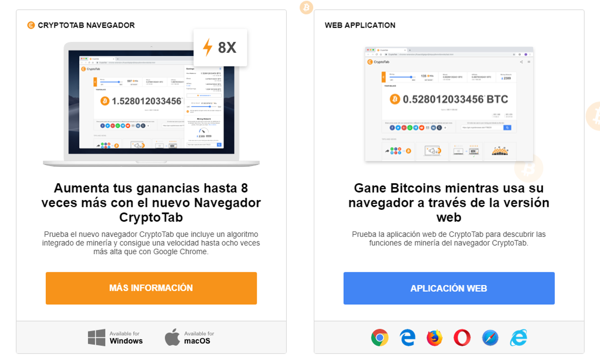 App GANA BITCOIN POR USAR NAVERGAR EN LA RED