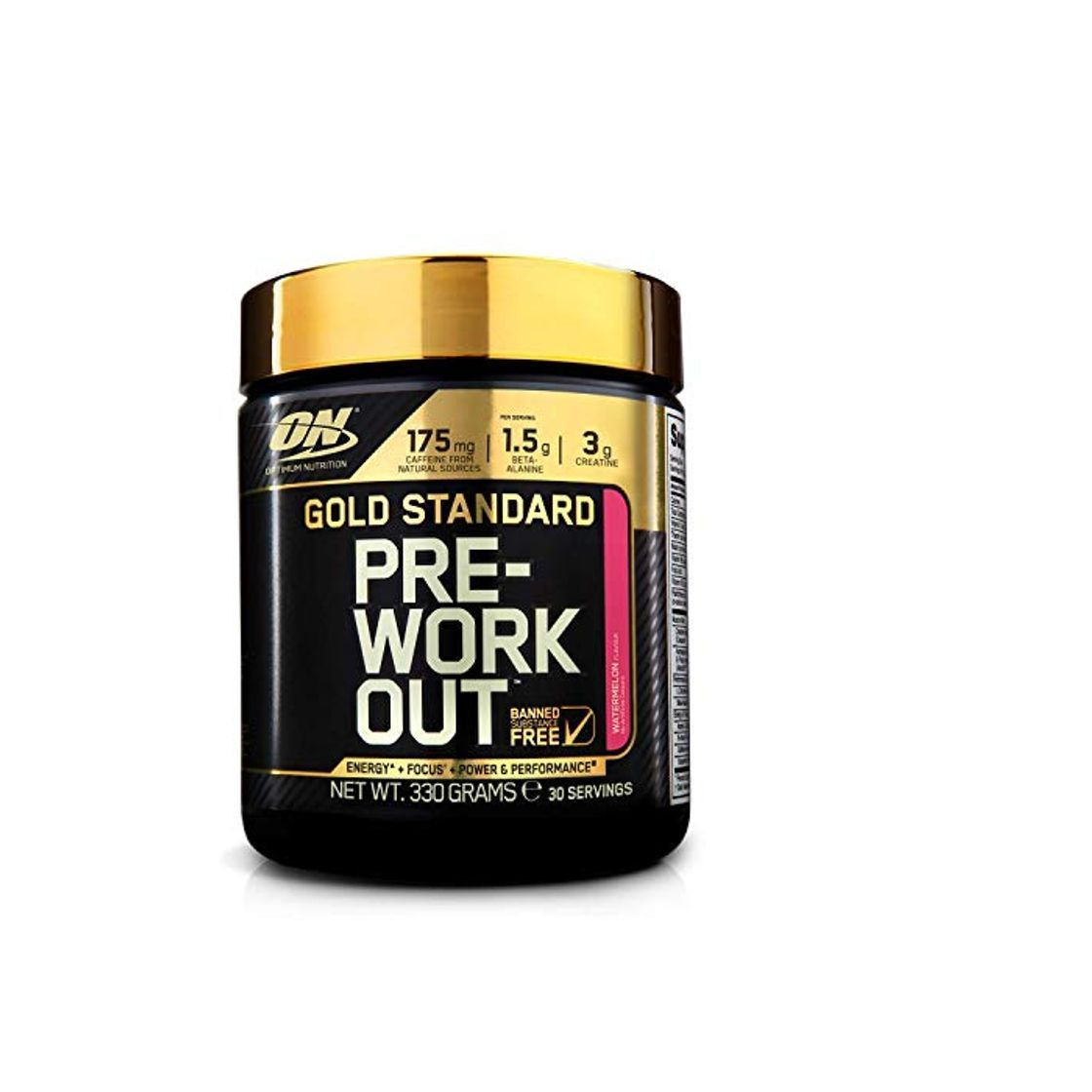 Belleza Optimum Nutrition ON Gold Standard Pre Workout en Polvo con Creatina Monohidrato