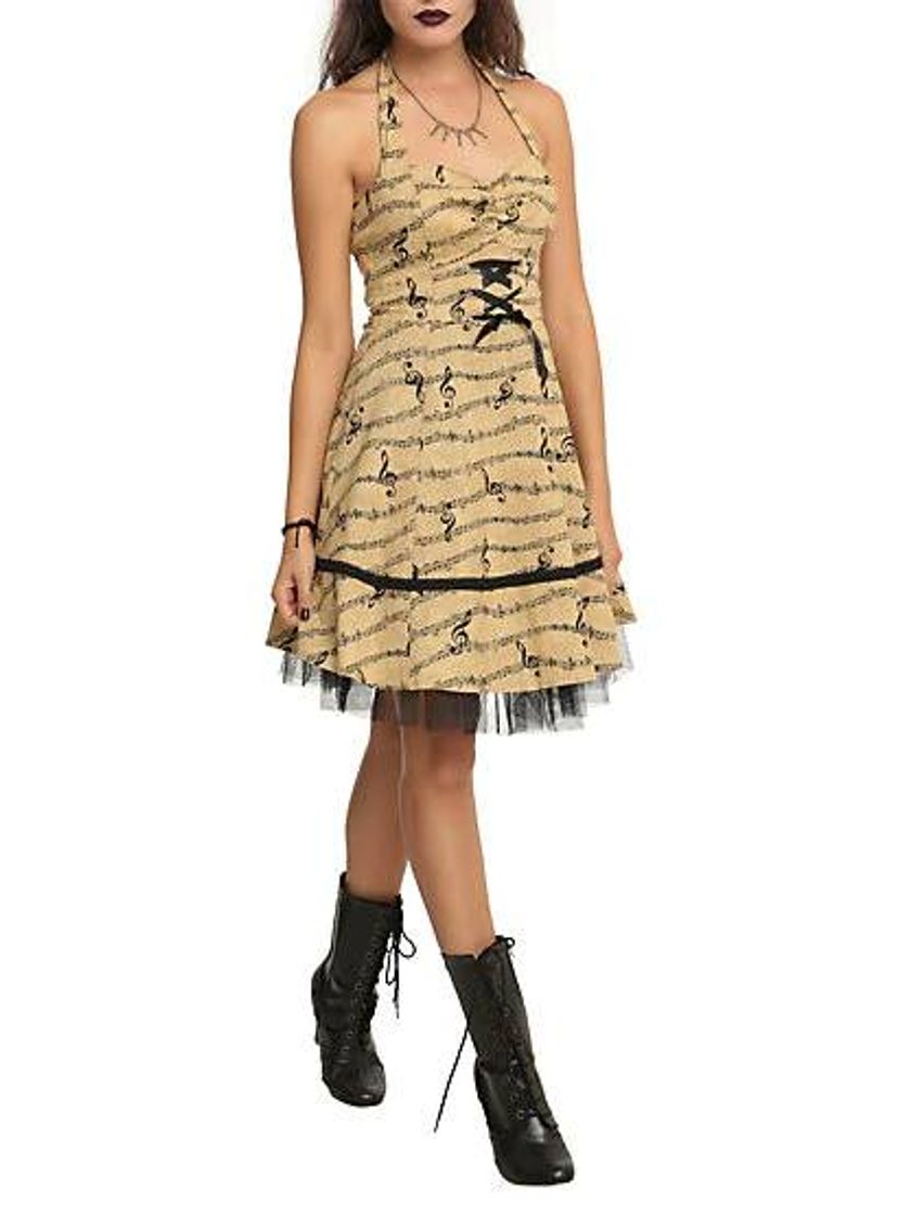 Fashion Music note dress