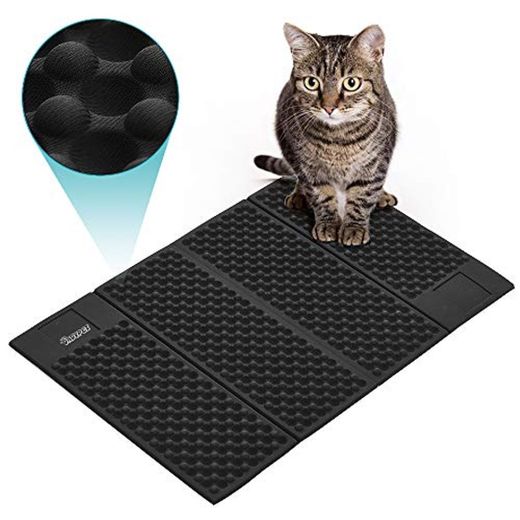 DADYPET Alfombrilla Gato, Mascotas Gatos Accesorios Cat Litter Mat Juguetes para Gatos