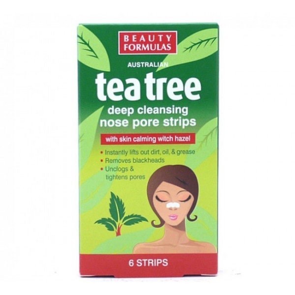 TEA TREE NOSE PORE STRIPS Beauty Formulas precio