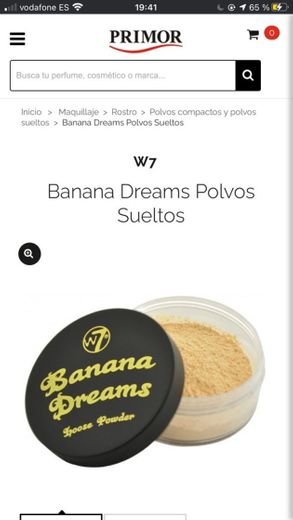 Polvos Banana Dreams W7