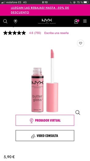 Butter Gloss cremoso | NYX Professional Makeup